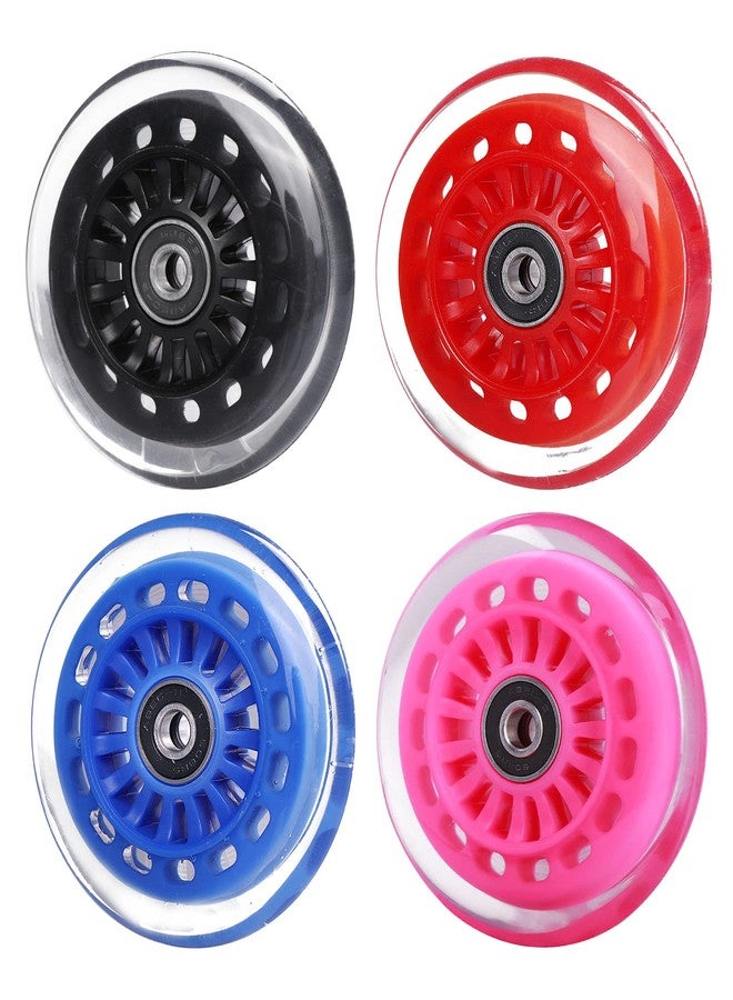 Gladeer 90mm Wiggle Car Polyurethane Replacement Wheels Set for Upgrades for PlasmaCar Ride-on Toys Wiggle Car Replacement Wheels, 4-Pack (Black) - Image 5